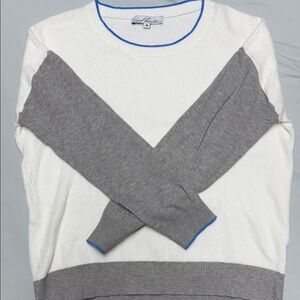 Red Haute White and Gray Women's Sweater